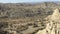 Lonely desert landscape in the middle of mountains