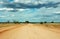 Lonely desert outback road, Australia