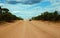 Lonely desert outback road, Australia