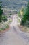 Lonely dirt road from Patagonia