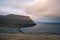 A lonely football field in the faroe islands