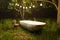 lonely freestanding bathtub in large jungle environment travel hotel relaxation concept 3D illustration