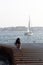 Lonely Girl and a Sailboat