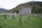 A lonely graveyard in the Scottish highlands