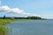 Lonely house at the bodden