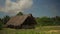 Lonely hut in the jungle. Sri Lanka. Asia.