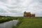 Lonely Isolated St Thomas A` Becket Church. Fairfield, Romney Marsh, Kent, UK