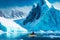 Lonely journey to island of ice winter kayaking in Antarctica