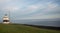 Lonely lighthouse along the Bay of Fundy