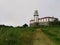 Lonely lighthouse in Ons island, Galicia