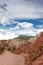 Lonely Long Road to Bryce Canyon National Park in Colorful Vibrant Mountain Environment