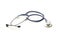 A lonely medical stethoscope on a white background