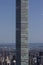 Lonely narrow and high skyscraper in New York City center - Vertical photo