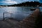 The Lonely Pier At The Swimming Lanes At Meydenbauer Beach Park In Bellevue After Hour After Dark