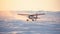 Lonely Plane On Snowfield: A Captivating Winter Scene