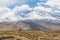 Lonely rider in mountain landscape