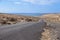 Lonely Road in the Desert , Fuerteventura Canary Islands