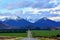 Lonely Road into the Southern Alps