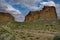 Lonely rocks of the boundless steppe