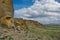 Lonely rocks of the boundless steppe