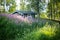 Lonely romantic house in the forest