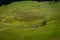 Lonely run down  farm house  in glacial valley  Lozere france