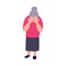 Lonely sad old woman. Mature woman crying covering her face with her hands. Mental health senior problems and psychology