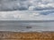 Lonely small boat in the wadden sea