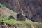 Lonely temple on top of a hill