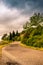 A lonely winding road on the hills of Tuscany - 2