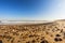 Lonesome beach of the Baltic Sea with pebbles