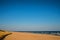 Lonesome beach of the Baltic Sea in Poland