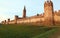 long ancient medieval city walls for the defense of MONTAGNANA T