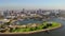 Long Beach, Aerial View, ShoreLine Aquatic Park, California, Los Angeles River