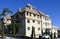 LONG BEACH, CALIFORNIA - 6 DEC 2023: The Gaytonia Apartments in Belmont Heights. The 3 story 27 unit was built in 1930 and named