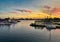 Long Beach California Shoreline marina sunset