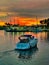 Long Beach California Shoreline marina sunset sailboat