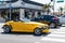 Long Beach, California USA - March 31, 2021: luxury car of yellow Chrysler Plymouth Prowler