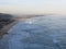 The long beach of Wilderness in the Western cape.