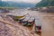 Long boat on Mekong river, Laos