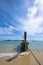 Long boat and tropical beach, Rawai beach , Andaman Sea, Thailand