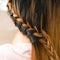 Long braid creative brown hair style