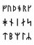 Long-branch Younger Futhark Runes Set Collection