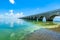 Long Bridge at Florida Key\'s - Historic Overseas Highway And 7 Mile Bridge to get to Key West, Florida, USA