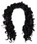 Long curly hairs brunette black dark colors beauty fashion