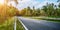 Long Curvy Forest Road In Alpine Mountains