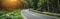 Long Curvy Forest Road In Alpine Mountains