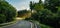 Long Curvy Forest Road In Alpine Mountains