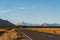 Long distance road to Mount Cook, New Zealand