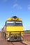 Long distance train for public transport in the Australian Outback, Australia